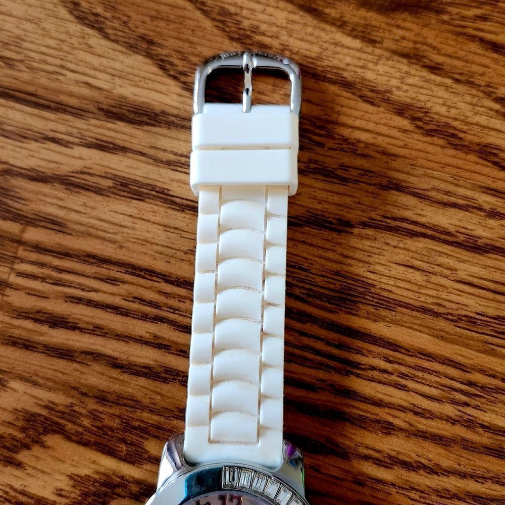 JUICY COUTURE Vintage Silver And Crystal Boyfriend Watch WHIMSYGOTH - Picture 5 of 14